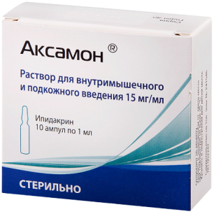 Аксамон 15 мг/мл 1 мл №10 р-р для в/м и п/к введ. амп. купить по цене 1949 руб в интернет аптеке в Губкинском