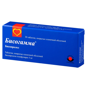 Бисогамма 5 мг №30 табл. п.п.о. купить по цене 119 руб в интернет аптеке в Надыме