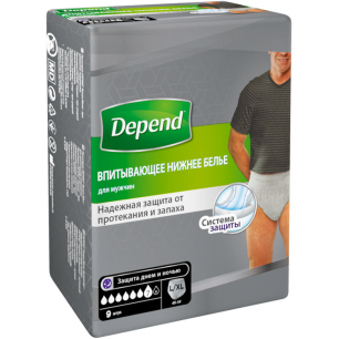 Купить Depend Для Женщин L Xl