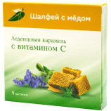 Леденцовая карамель с витамином С шалфей/мед